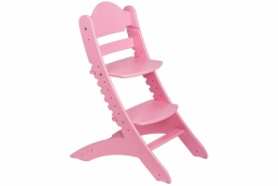 Детский растущий стул "Два Кота" M1 цвет Розовый