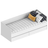 Кровать «Бьянко» с 2 ящиками