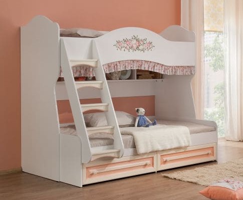 Детская двухъярусная кровать "Алиса"