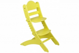 Детский растущий стул "Два Кота" M1 цвет Желтый