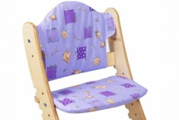 Комплект мягких подушек для растущего стула "Два Кота" М1 Фиолетовый